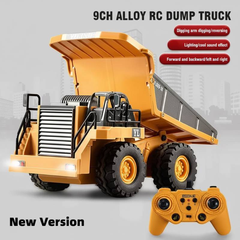 Power Machines – Realistisch & lehrreich – RC-Baufahrzeug Kippwagen | Pädagogisches Holzspielzeug Power Machines – Realistisch & lehrreich – RC-Baufahrzeug Kippwagen | Pädagogisches Holzspielzeug von Mein Kleines Baby