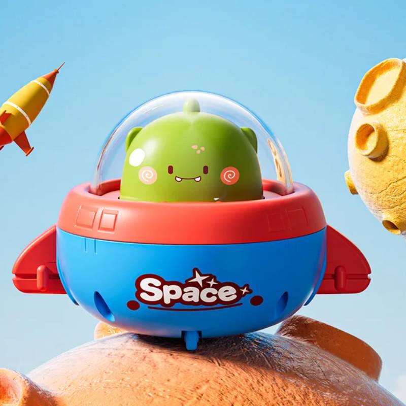Push and Go UFO Toy – Motorik & Spiel – UFO Spielzeug Dinosaurier | Pädagogisches Holzspielzeug Push and Go UFO Toy – Motorik & Spiel – UFO Spielzeug Dinosaurier | Pädagogisches Holzspielzeug von Mein Kleines Baby