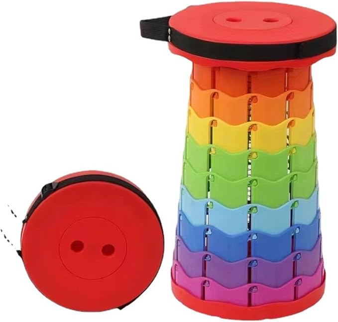 QuickSit - Schnell und stabil - Bunter Klapphocker Rot Farbenfroh | Pädagogisches Holzspielzeug QuickSit - Schnell und stabil - Bunter Klapphocker Rot Farbenfroh | Pädagogisches Holzspielzeug von Mein Kleines Baby