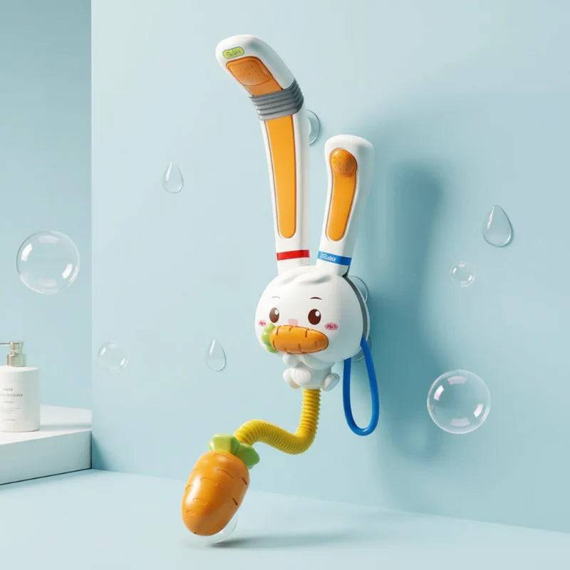 Rabbit Bath Shower Toy – Leg og vandglæde – Badespil med sprøjtefunktion | Pädagogisches Holzspielzeug Rabbit Bath Shower Toy – Leg og vandglæde – Badespil med sprøjtefunktion | Pädagogisches Holzspielzeug von Mein Kleines Baby