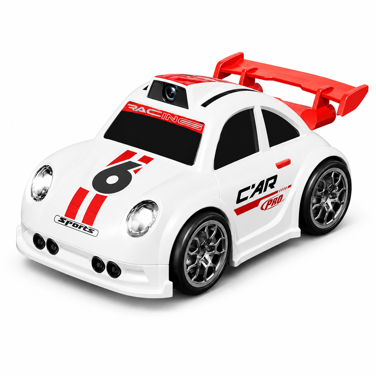 RacePro – RC & Stunt – Drift-Sensing Racer Auto mit Kamera Weiß / Ja | Pädagogisches Holzspielzeug RacePro – RC & Stunt – Drift-Sensing Racer Auto mit Kamera Weiß / Ja | Pädagogisches Holzspielzeug von Mein Kleines Baby