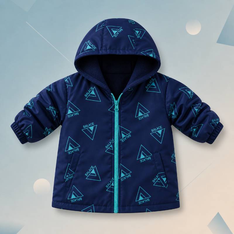 Reversible Kids Jacket– Waterdicht&Winddicht– Lichtgewicht Jas Grün / 110 (3-4 Jahre) | Pädagogisches Holzspielzeug von Mein Kleines Baby