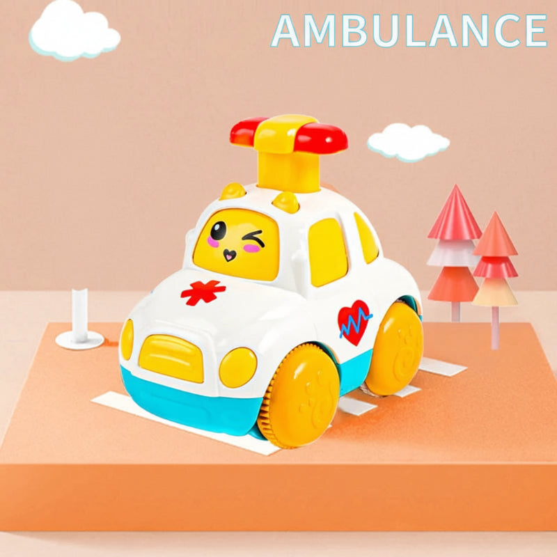 RoadBuddy – Sikker og legende – Legetøj Trafikregulator Ambulance | Pädagogisches Holzspielzeug von Mein Kleines Baby
