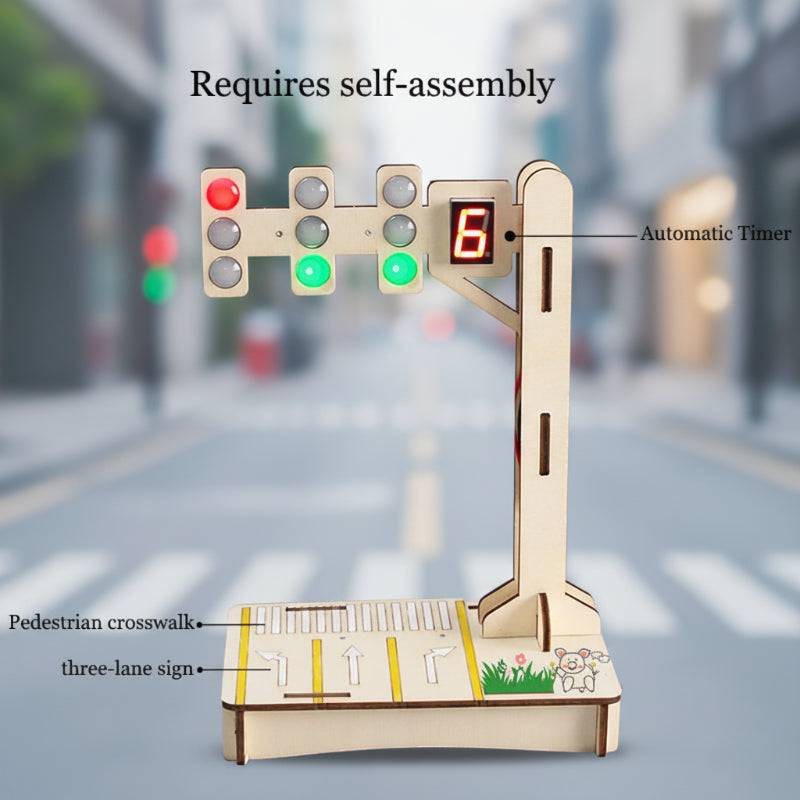 RoadBuddy – Sikker og legende – Legetøj Trafikregulator DIY-trafiklys | Pädagogisches Holzspielzeug RoadBuddy – Sikker og legende – Legetøj Trafikregulator DIY-trafiklys | Pädagogisches Holzspielzeug von Mein Kleines Baby