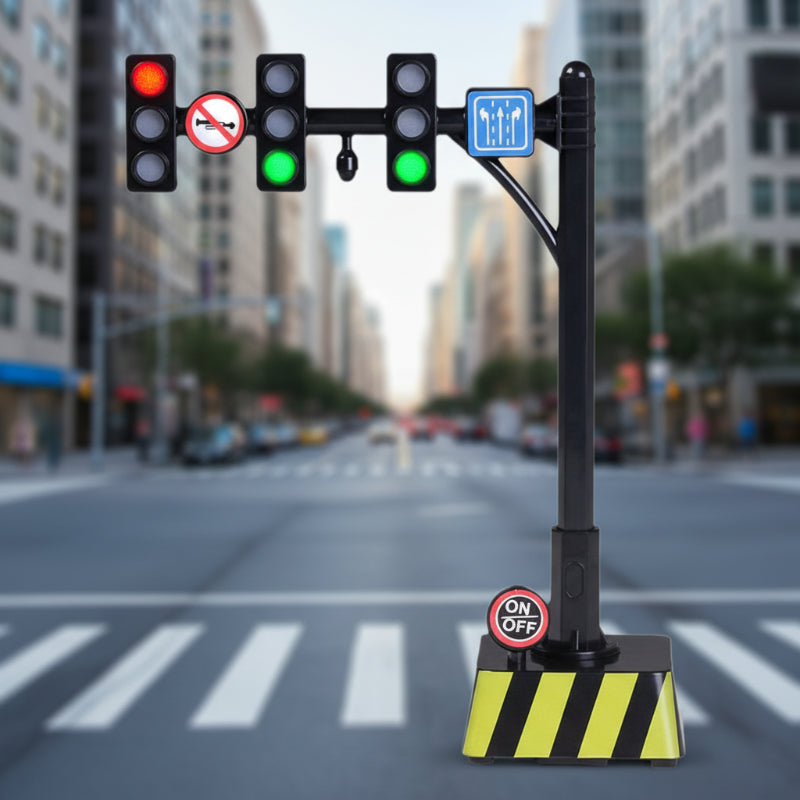 RoadBuddy – Sikker og legende – Legetøj Trafikregulator Trafiklys - 2 | Pädagogisches Holzspielzeug von Mein Kleines Baby