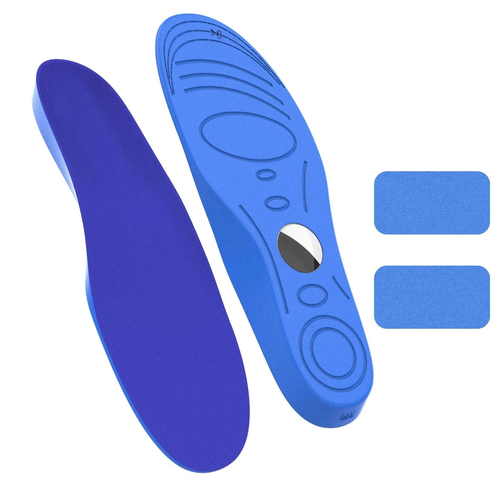 SafeSteps– Seelenfrieden für unterwegs - Airtag Einlegesohle Blau / 25–27 (3-5 Jahre) | Pädagogisches Holzspielzeug von Mein Kleines Baby