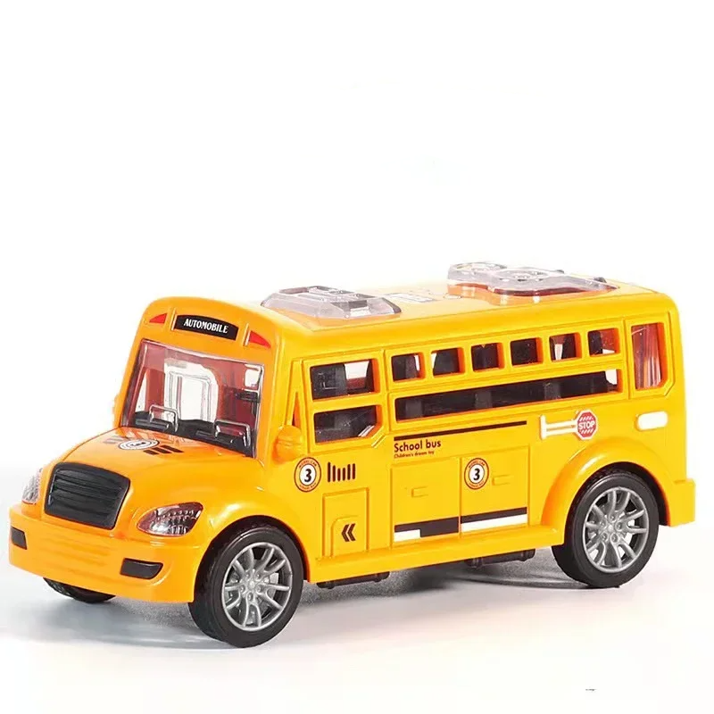 Schoolbus™ - Fahrt ins Abenteuer - Spielzeugbus Orange | Pädagogisches Holzspielzeug von Mein Kleines Baby