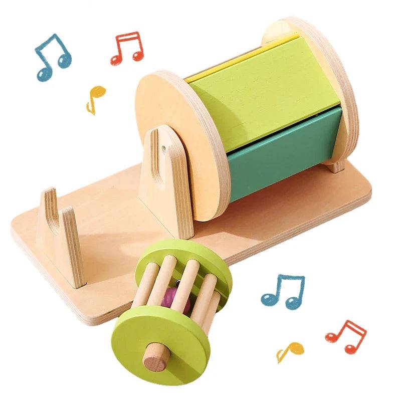 Sensory Drum™ – Mal- und Formspiel - Montessori-Holzspielzeug | Pädagogisches Holzspielzeug von Mein Kleines Baby
