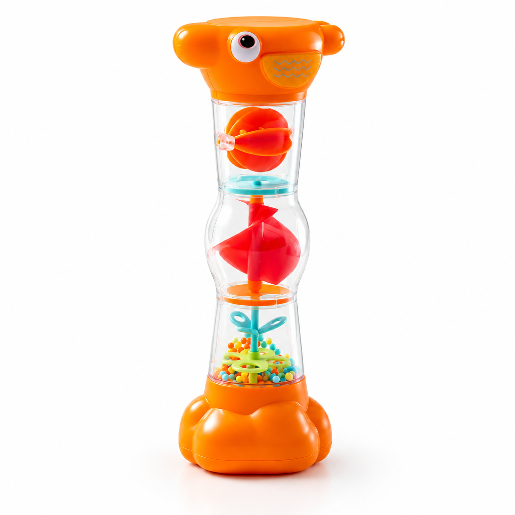 SensoryTube – Farbenfroh & lehrreich – Sensorische Regenrohr-Rassel Orange | Pädagogisches Holzspielzeug SensoryTube – Farbenfroh & lehrreich – Sensorische Regenrohr-Rassel Orange | Pädagogisches Holzspielzeug von Mein Kleines Baby
