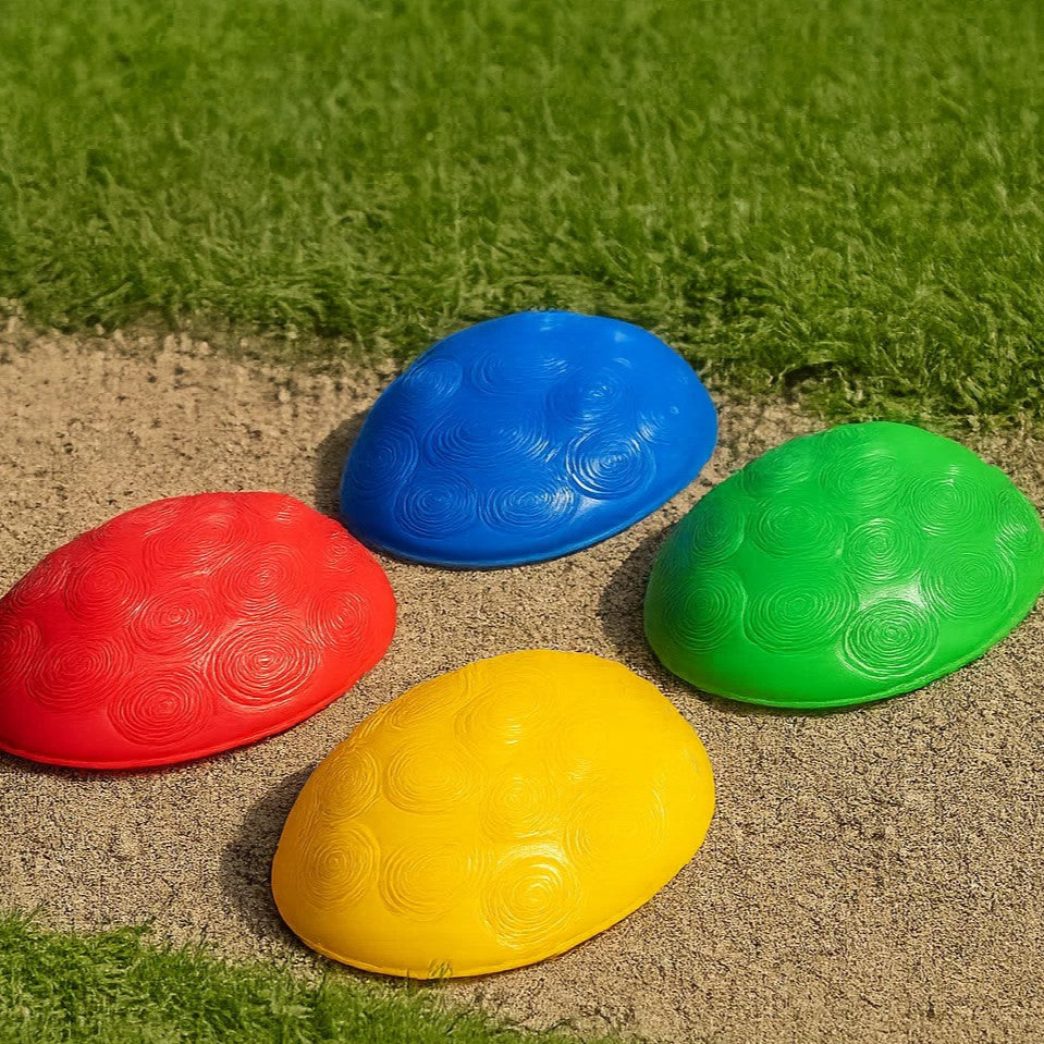 ShellSteps– Spaß&Lernen– Balance-Spiel Groß (4 Stück) | Pädagogisches Holzspielzeug von Mein Kleines Baby