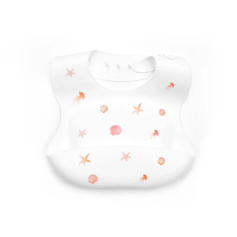 Silicone Bib - Wasserdicht und modisch - Baby-Lätzchen aus Silikon Shell | Pädagogisches Holzspielzeug von Mein Kleines Baby
