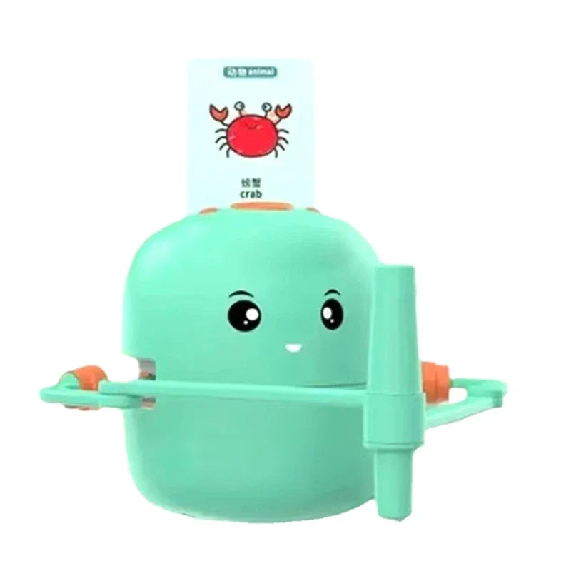 Sketch Pal™ – Interaktiv&lustig - Zeichnen von Roboterspielzeug Grün | Pädagogisches Holzspielzeug von Mein Kleines Baby