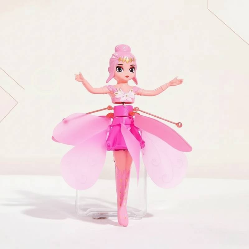 SkyDancer– Strahlend&Verspielt– Magische fliegende Fee mit Gestensteuerung Rosa | Pädagogisches Holzspielzeug von Mein Kleines Baby