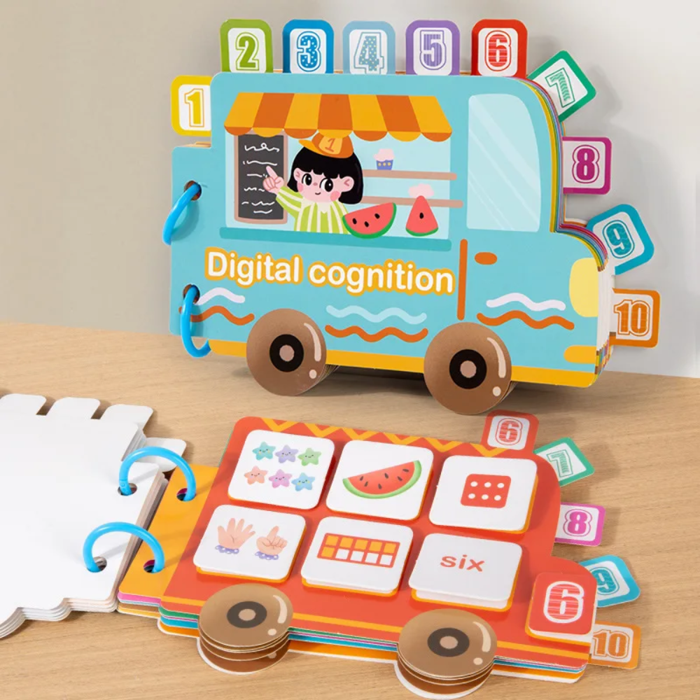 SmartCount – Lernreich & spielerisch – Zahlenbuch mit Zählübungen | Pädagogisches Holzspielzeug SmartCount – Lernreich & spielerisch – Zahlenbuch mit Zählübungen | Pädagogisches Holzspielzeug von Mein Kleines Baby