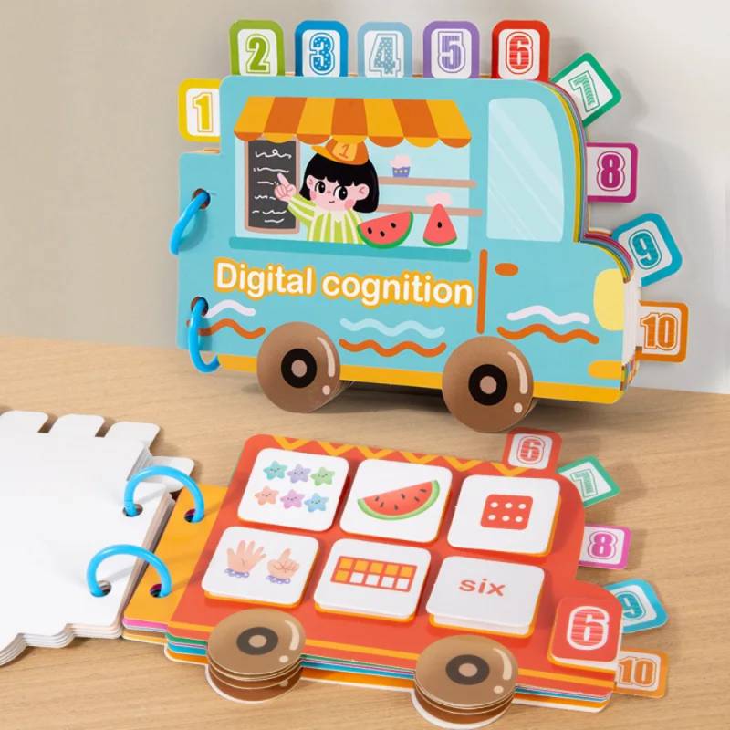 SmartCount – Lernreich & spielerisch – Zahlenbuch mit Zählübungen | Pädagogisches Holzspielzeug SmartCount – Lernreich & spielerisch – Zahlenbuch mit Zählübungen | Pädagogisches Holzspielzeug von Mein Kleines Baby