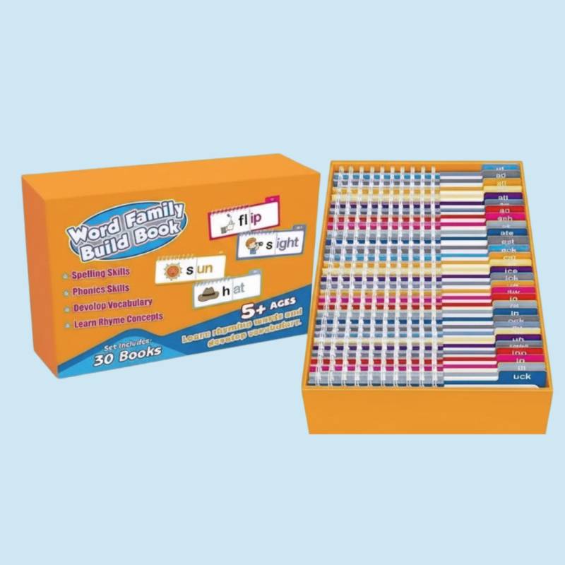 SmartKids– Englische Vokabeln lernen – Daumenkino und Lernkarten | Pädagogisches Holzspielzeug von Mein Kleines Baby