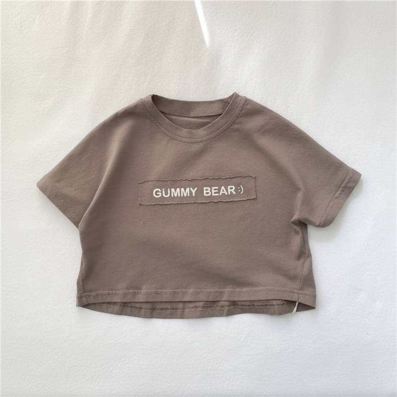 SoftMate – Schlicht & stilvoll – Kurzarm-Shirt für Jungen Kaffee / 90 (1–2 Jahre) | Pädagogisches Holzspielzeug von Mein Kleines Baby