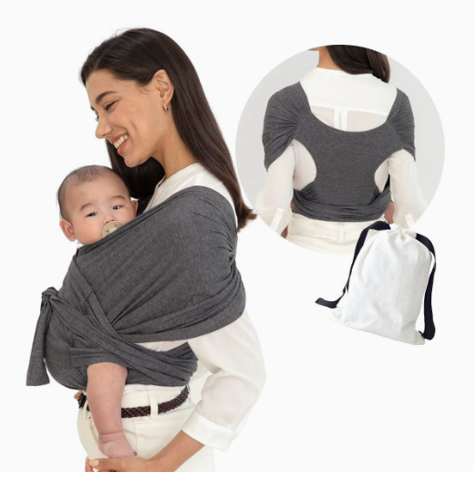SoftNest - Bequem, atmungsaktiv und sicher – ergonomische Babytrage Anthrazitgrau | Pädagogisches Holzspielzeug SoftNest - Bequem, atmungsaktiv und sicher – ergonomische Babytrage Anthrazitgrau | Pädagogisches Holzspielzeug von Mein Kleines Baby
