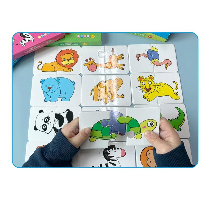 Sort & Learn™ – Farver og kort - Puslespil Dyr | Pädagogisches Holzspielzeug von Mein Kleines Baby