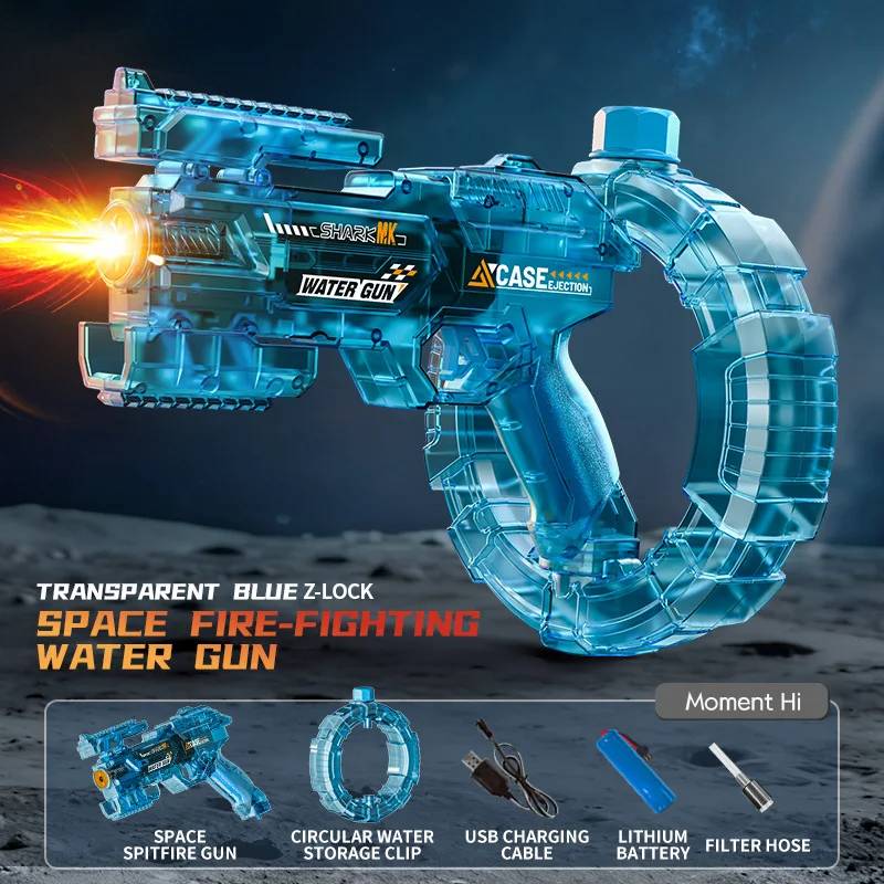 Space Water Blaster Toy – Interaktiv & unterhaltsam – Wasserpistole Blau | Pädagogisches Holzspielzeug Space Water Blaster Toy – Interaktiv & unterhaltsam – Wasserpistole Blau | Pädagogisches Holzspielzeug von Mein Kleines Baby