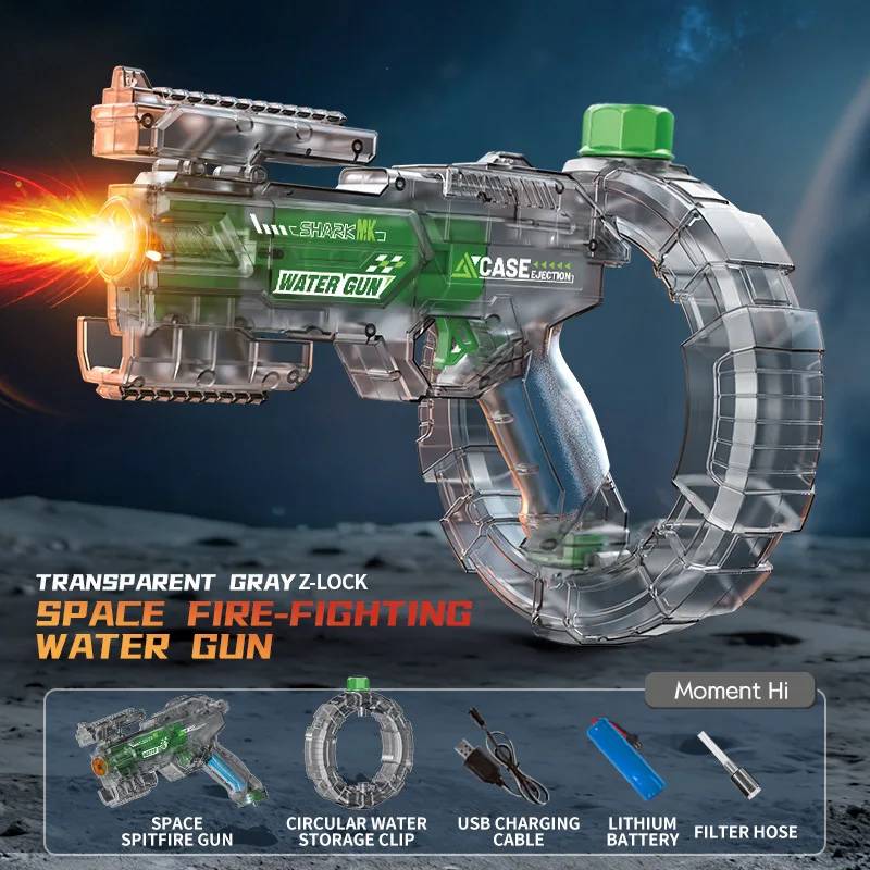 Space Water Blaster Toy – Interaktiv & unterhaltsam – Wasserpistole Grau | Pädagogisches Holzspielzeug Space Water Blaster Toy – Interaktiv & unterhaltsam – Wasserpistole Grau | Pädagogisches Holzspielzeug von Mein Kleines Baby