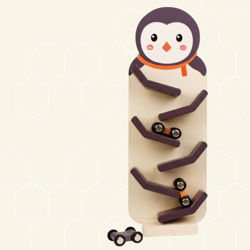 SpeedSlide– Aktiv&Verspielt– Holz-Autorennbahn Pinguin | Pädagogisches Holzspielzeug SpeedSlide– Aktiv&Verspielt– Holz-Autorennbahn Pinguin | Pädagogisches Holzspielzeug von Mein Kleines Baby