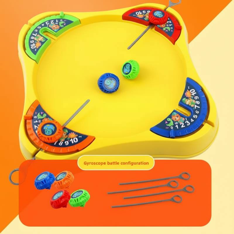 SpinArena – Aktiv & Interaktiv – Spielset mit Zugschnur und Kreisel Gelb | Pädagogisches Holzspielzeug SpinArena – Aktiv & Interaktiv – Spielset mit Zugschnur und Kreisel Gelb | Pädagogisches Holzspielzeug von Mein Kleines Baby