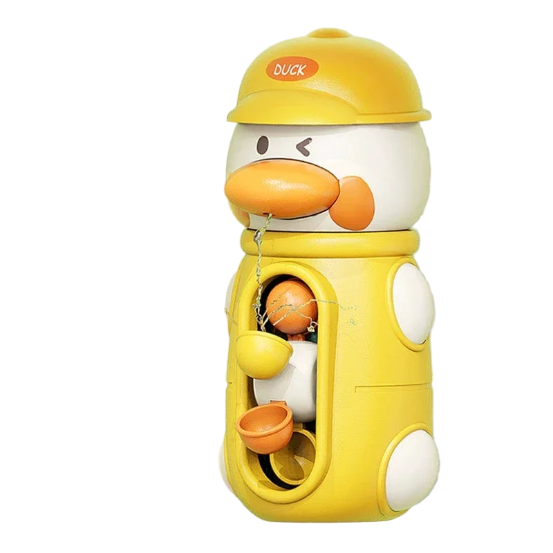 SpinSplash– Süß&Lustig– Badespielzeug Spinner Gelbe Ente | Pädagogisches Holzspielzeug von Mein Kleines Baby