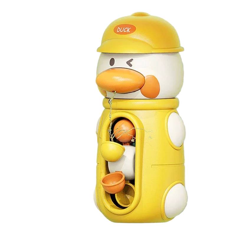 SpinSplash– Süß&Lustig– Badespielzeug Spinner Gelbe Ente | Pädagogisches Holzspielzeug von Mein Kleines Baby