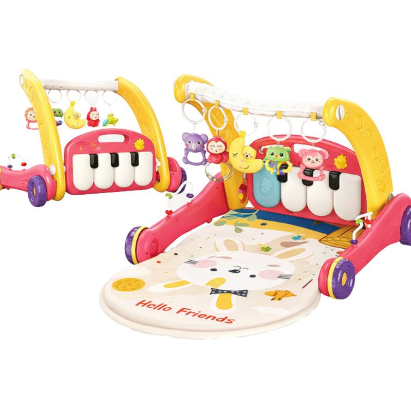 Step & Play – Interaktiv & Sicher – 3-in-1-Lauflernhilfe & Baby-Fitnessstudio Süßes Häschen – Rot | Pädagogisches Holzspielzeug Step & Play – Interaktiv & Sicher – 3-in-1-Lauflernhilfe & Baby-Fitnessstudio Süßes Häschen – Rot | Pädagogisches Holzspielzeug von Mein Kleines Baby