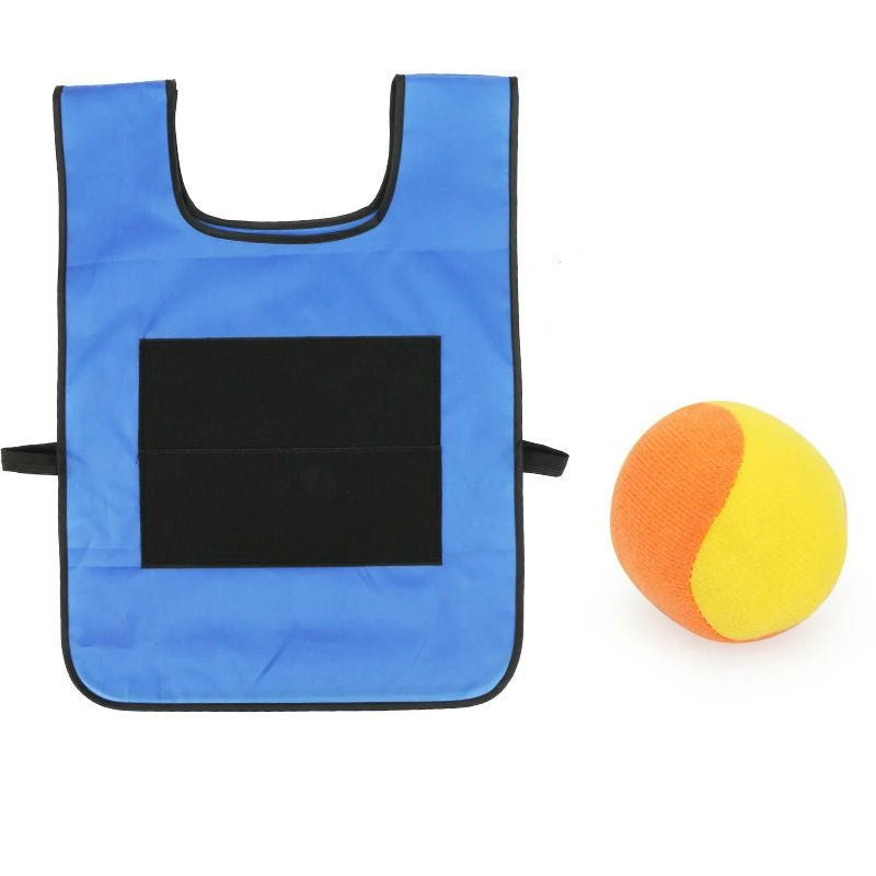 Sticky Shot– Werfen&Kleben– Sportliche Klebeweste Blå / Klein (Kinder) | Pädagogisches Holzspielzeug von Mein Kleines Baby