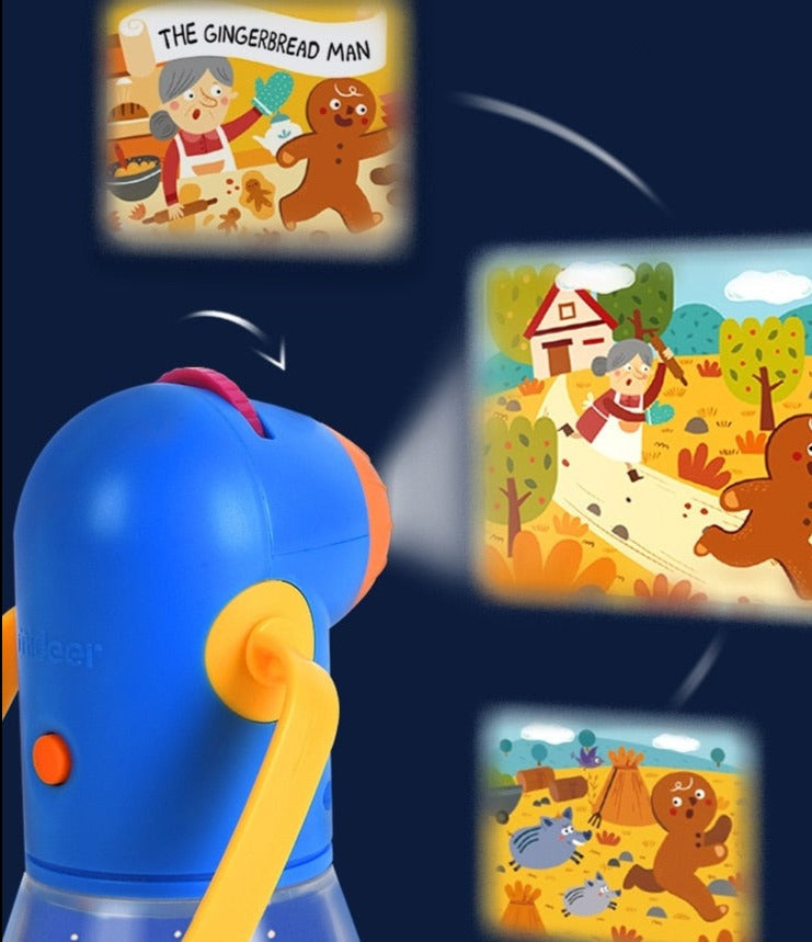 Storybook Lamp™ - projicér dine historier - lysbilledprojektionslampe | Pädagogisches Holzspielzeug von Mein Kleines Baby