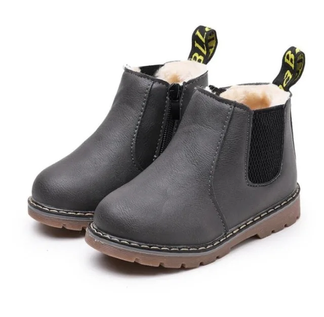 StyleWalk– Stilvoll und bequem – Chelsea Boots Grau / 31 (19 cm / 5.5 Jahre) | Pädagogisches Holzspielzeug von Mein Kleines Baby