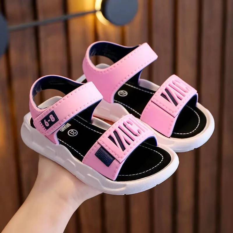 Summer Soft Sole – Komfort & Rutschfestigkeit – Kindersandalen Rosa / 31 (6–7 Jahre 18.5 cm) | Pädagogisches Holzspielzeug von Mein Kleines Baby