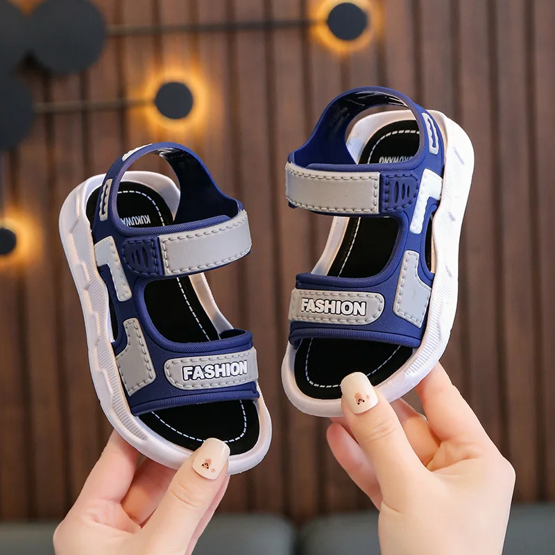 Summer Soft Sole – Komfort & skridsikkerhed – Børnesandaler Blågrå / 29 (5–6 år 17.5 cm) | Pädagogisches Holzspielzeug von Mein Kleines Baby