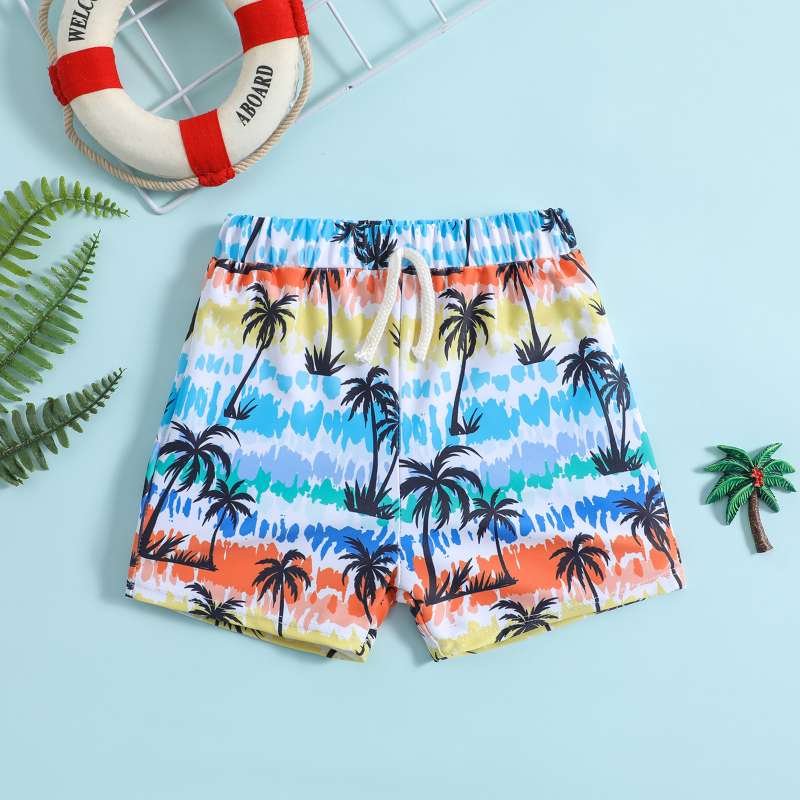 SunnySplash – Leicht & bequem – Badehose für Jungen Kokospalme / 110 (12–18 Monate) | Pädagogisches Holzspielzeug von Mein Kleines Baby