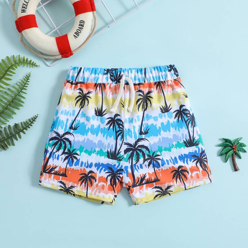 SunnySplash – Leicht & bequem – Badehose für Jungen Kokospalme / 110 (12–18 Monate) | Pädagogisches Holzspielzeug von Mein Kleines Baby