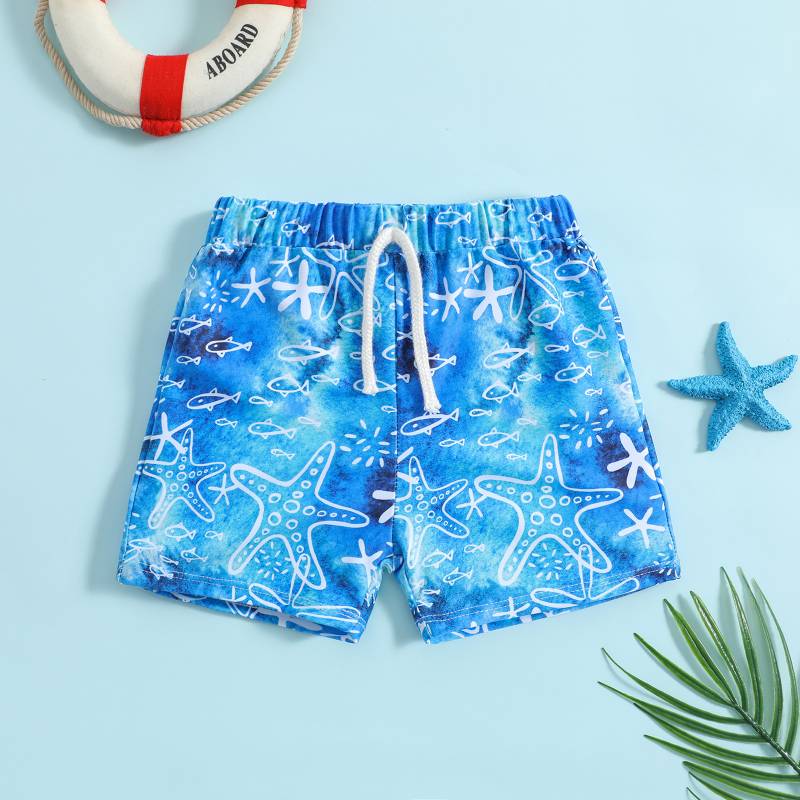 SunnySplash – Leicht & bequem – Badehose für Jungen Seestern / 120 (18–24 Monate) | Pädagogisches Holzspielzeug von Mein Kleines Baby
