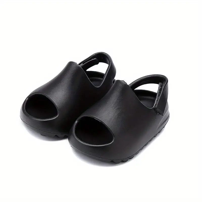 SunnySteps Kids– Komfort und Freiheit – Kinder-Sandalen-Hausschuhe Schwarz / 18–20 (6–12 Monate) | Pädagogisches Holzspielzeug von Mein Kleines Baby