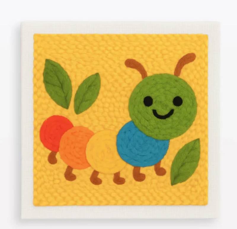 ThreadArt– Handgefertigt&farbenfroh– Tier-Stickset Raupe | Pädagogisches Holzspielzeug ThreadArt– Handgefertigt&farbenfroh– Tier-Stickset Raupe | Pädagogisches Holzspielzeug von Mein Kleines Baby