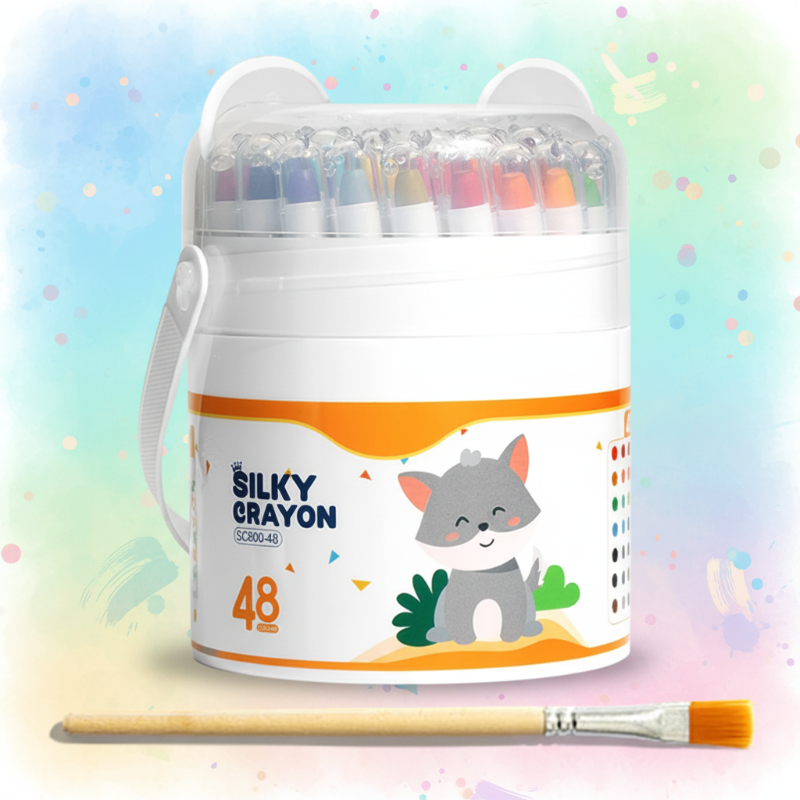 TinyArt – Lernfördernd & sicher – Set mit wasserlöslichen, abwaschbaren Stiften Kunstlehrer-Set – 48 Stifte | Pädagogisches Holzspielzeug TinyArt – Lernfördernd & sicher – Set mit wasserlöslichen, abwaschbaren Stiften Kunstlehrer-Set – 48 Stifte | Pädagogisches Holzspielzeug von Mein Kleines Baby