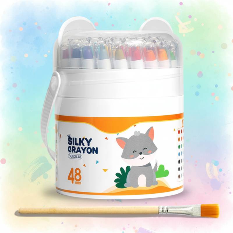 TinyArt – Lernfördernd & sicher – Set mit wasserlöslichen, abwaschbaren Stiften Kunstlehrer-Set – 48 Stifte | Pädagogisches Holzspielzeug TinyArt – Lernfördernd & sicher – Set mit wasserlöslichen, abwaschbaren Stiften Kunstlehrer-Set – 48 Stifte | Pädagogisches Holzspielzeug von Mein Kleines Baby