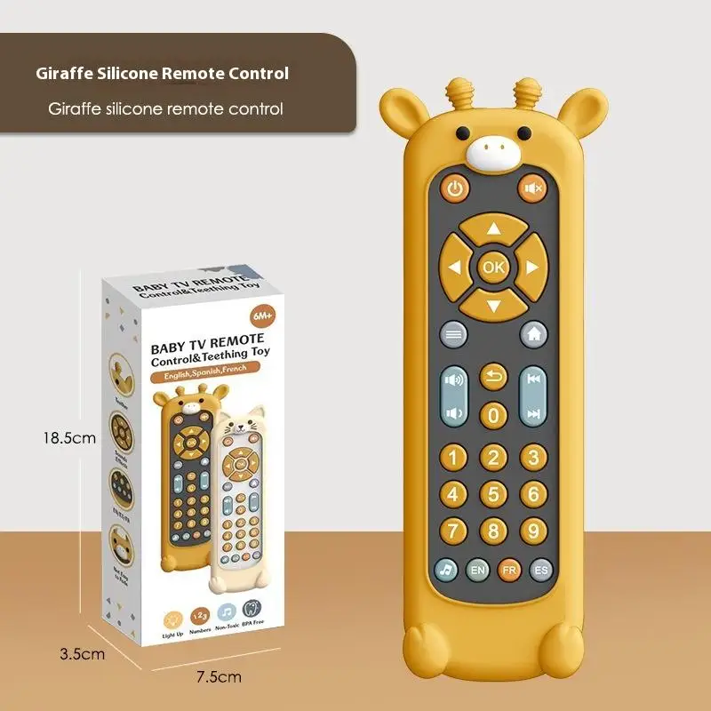 TinyControl – Sicher & lehrreich – Spielzeug-Fernbedienung für Kinder Giraffe | Pädagogisches Holzspielzeug TinyControl – Sicher & lehrreich – Spielzeug-Fernbedienung für Kinder Giraffe | Pädagogisches Holzspielzeug von Mein Kleines Baby