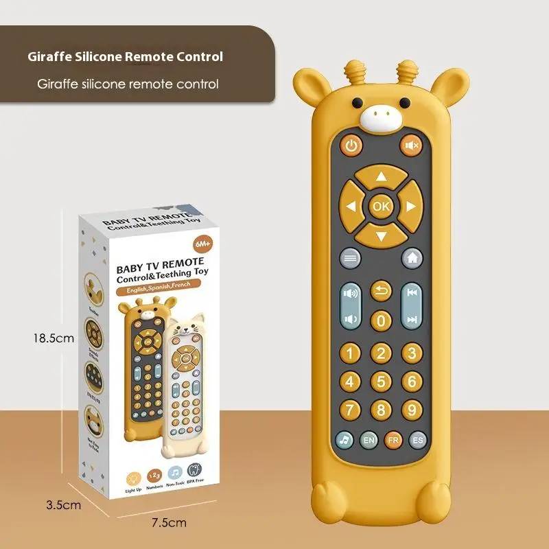 TinyControl – Sicher & lehrreich – Spielzeug-Fernbedienung für Kinder Giraffe | Pädagogisches Holzspielzeug TinyControl – Sicher & lehrreich – Spielzeug-Fernbedienung für Kinder Giraffe | Pädagogisches Holzspielzeug von Mein Kleines Baby