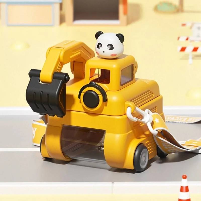 TinyExcavators – Einzigartig & praktisch – Bagger-Trinkflasche mit Strohhalm Gelb | Pädagogisches Holzspielzeug TinyExcavators – Einzigartig & praktisch – Bagger-Trinkflasche mit Strohhalm Gelb | Pädagogisches Holzspielzeug von Mein Kleines Baby