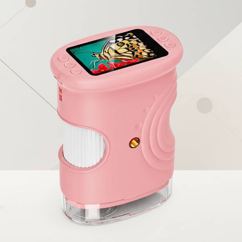 TinyExplorer – Intelligent & interaktiv – Handheld-Mikroskop Rosa | Pädagogisches Holzspielzeug TinyExplorer – Intelligent & interaktiv – Handheld-Mikroskop Rosa | Pädagogisches Holzspielzeug von Mein Kleines Baby