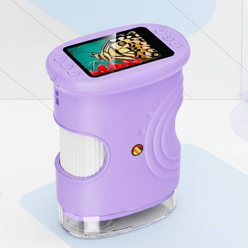 TinyExplorer – Intelligent & interaktiv – Handheld-Mikroskop Violett | Pädagogisches Holzspielzeug TinyExplorer – Intelligent & interaktiv – Handheld-Mikroskop Violett | Pädagogisches Holzspielzeug von Mein Kleines Baby