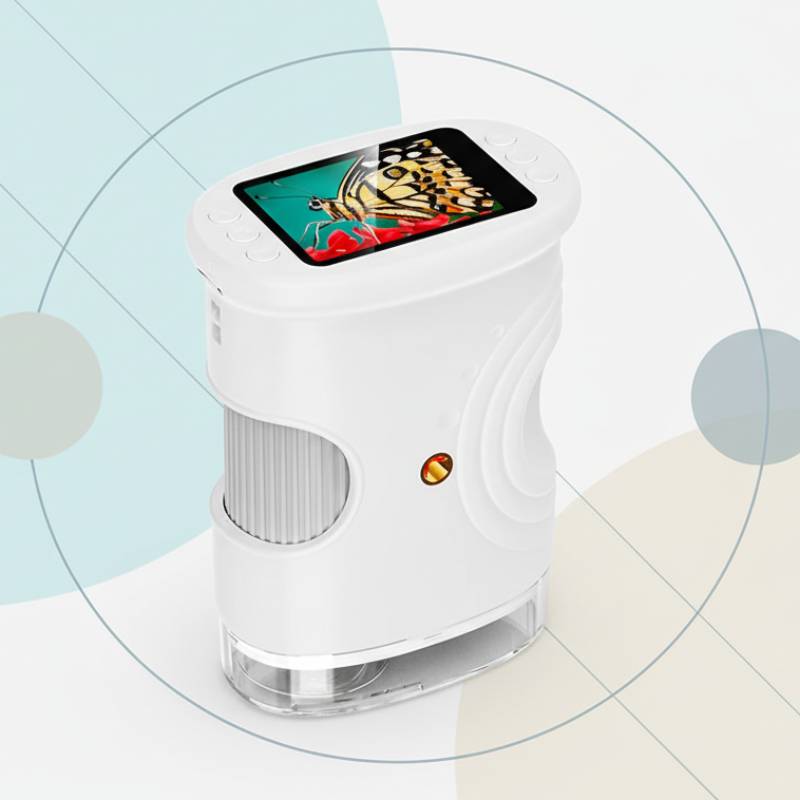 TinyExplorer – Intelligent & interaktiv – Handheld-Mikroskop Weiß | Pädagogisches Holzspielzeug TinyExplorer – Intelligent & interaktiv – Handheld-Mikroskop Weiß | Pädagogisches Holzspielzeug von Mein Kleines Baby