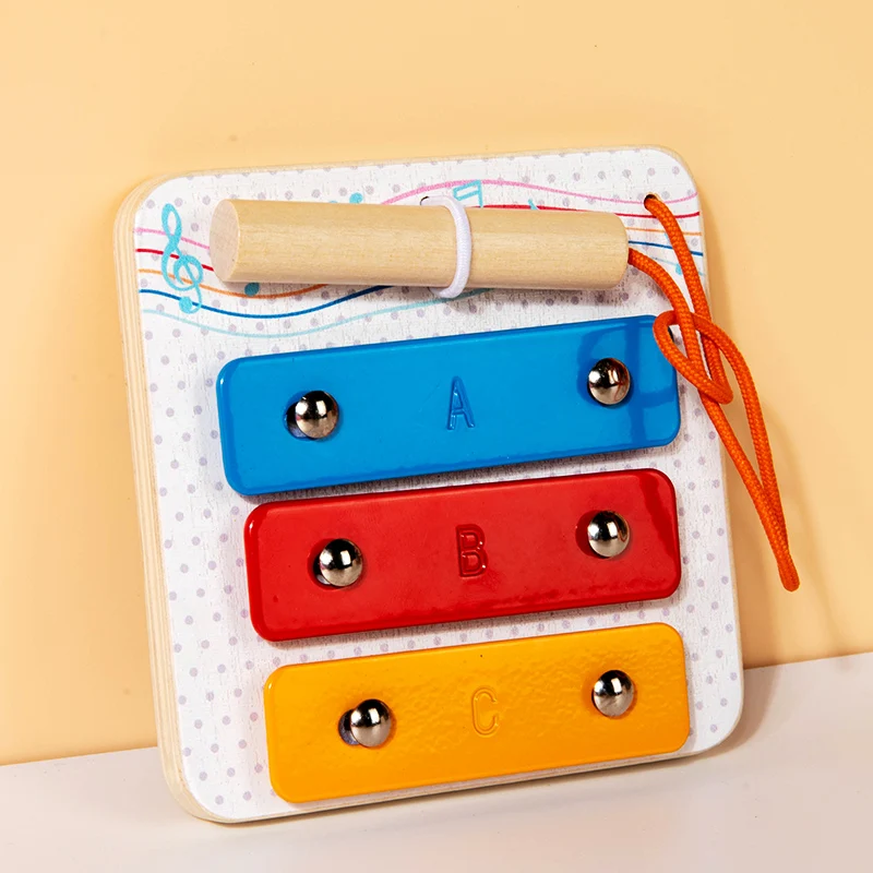 TinySkills – Creatief & Educatief – Montessori Magnetisch Busy Board Speelbord Tik op Piano | Pädagogisches Holzspielzeug von Mein Kleines Baby
