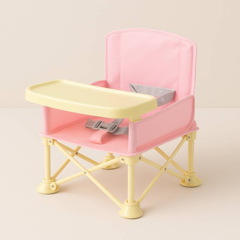 Toddler Camping Chair™ - Bequemes Camping für Kinder - Campingstuhl Zartrosa Limonade | Pädagogisches Holzspielzeug von Mein Kleines Baby